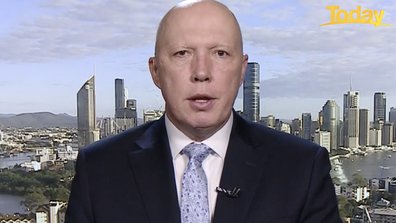 Peter Dutton has called on NSW Premier Gladys Berejiklian to move the border further south.