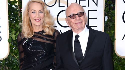 Rupert Murdoch and Jerry Hall announce their engagement after four month romance