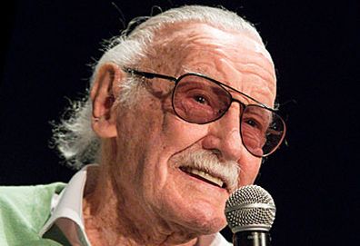 Stan Lee speaking at convention (Getty)