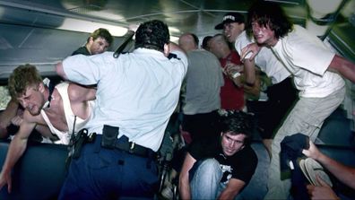 Police Sergeant Craig Campbell jumped into action to save lives during the Cronulla Riots.