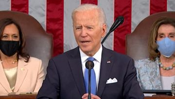 Joe Biden addresses Congress to mark first 100 days as president