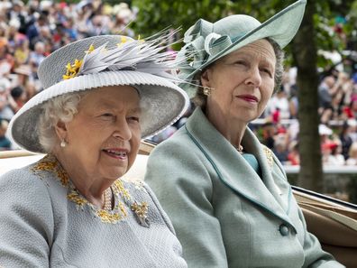 Queen Elizabeth and Princess Anne