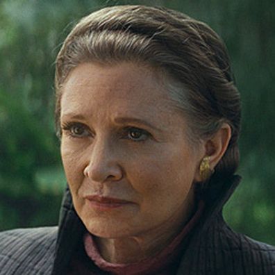 Carrie Fisher in Star Wars scene (Lucasfilm)