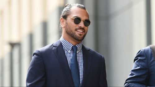 Karmichael Hunt has faced court on drugs charges. (AAP)