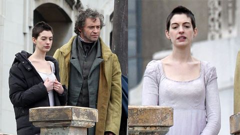 First pics: Anne Hathaway's drastic weight loss for role in Les Miserables