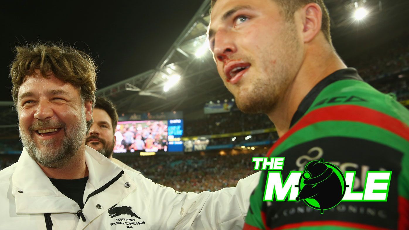 Sam Burgess and Russell Crowe drunk prank-called Shane Warne, first time they met