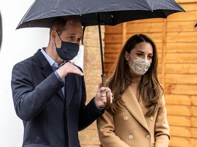 Britain's Prince William and Kate, Duchess of Cambridge visit Newham ambulance station in East London, Thursday March 18, 2021