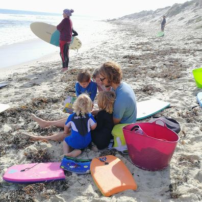 Surfing mums Australia. 