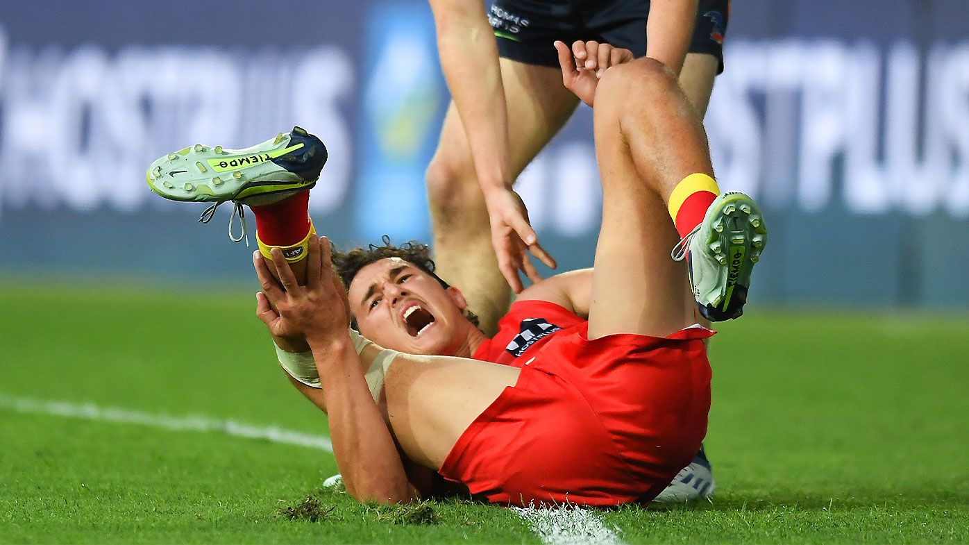 Gold Coast Suns youngster Will Powell to miss remainder of season after 'severe' ankle injury