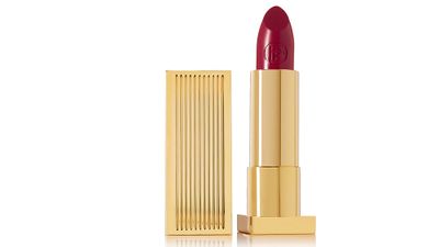 <a href="http://www.net-a-porter.com/product/538492/Lipstick_Queen/velvet-rope-lipstick-brat-pack" target="_blank">Velvet Rope Lipstick in Brat Pack, $60, Lipstick Queen</a>