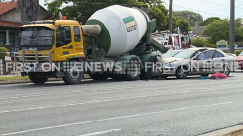 The 22-year-old driver suffered minor injuries. (9NEWS)