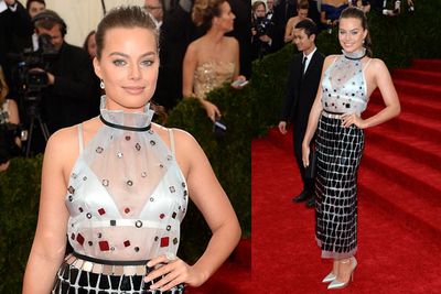 Sorry Margot, but this dress is a mess!<br/><br/>(Images: Getty)