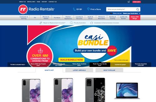 Radio Rentals will be migrating online.