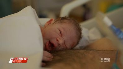 The journey Nathan and Kate Stapleton have been on this year has been devastating, heartwarming and everything in between. The former footy star became a quadriplegic, but nothing was going to stop him from being at the birth of his second son.