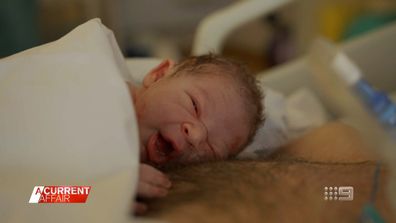 The journey Nathan and Kate Stapleton have been on this year has been devastating, heartwarming and everything in between.The former footy star became a quadriplegic, but nothing was going to stop him from being at the birth of his second son.