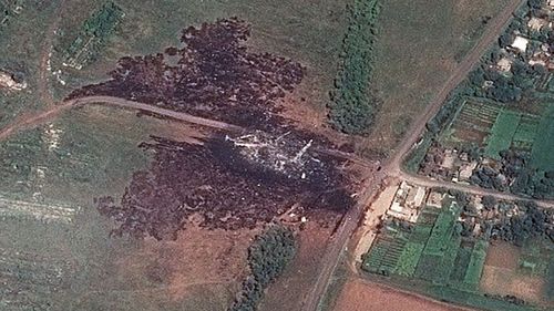 Aerial images lay bare MH17 disaster