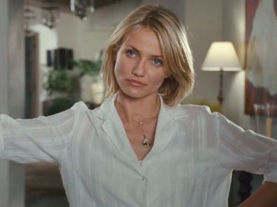 Cameron Diaz's character Amanda while breaking up with her boyfriend in The Holiday.