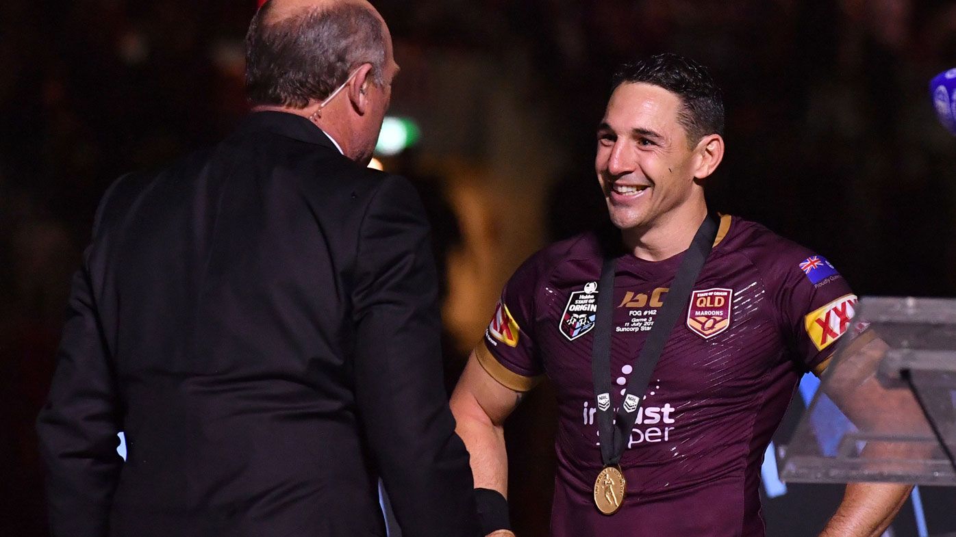 Wally Lewis and Billy Slater