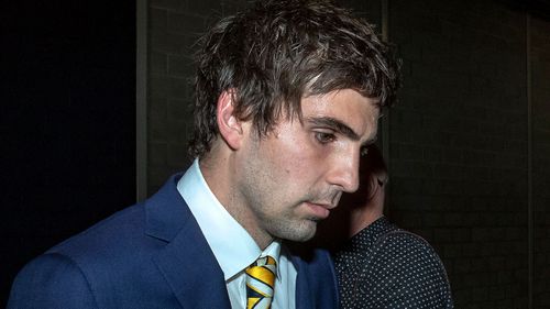 Andrew Gaff has been handed an eight week suspension. Picture: AAP