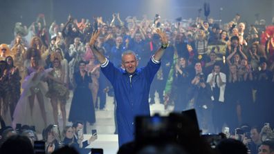 Final Jean Paul Gaultier Haute Couture Spring/Summer 2020 fashion collection presented Wednesday Jan. 22, 2020 in Paris. Fashion icon Gaultier presented his final couture catwalk collection, the designer's only remaining runway show since putting an end to his ready to wear collections in 2014. 