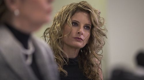 Summer Zervos attends a press conference with attorney Gloria Allred (L) to announce their defamation lawsuit against Donald Trump on January 17, 2017 in Los Angeles, California.