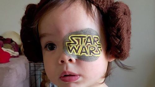 Chicago dad turns daughter’s corrective eye patches into daily artworks