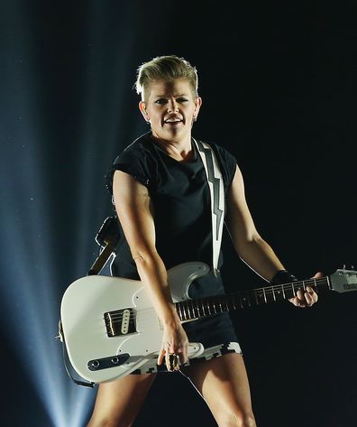 Natalie Maines and The Chicks perform at Qudos Bank Arena on March 29, 2017 in Sydney, Australia.