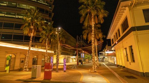 Darwin CBD during lockdown on August 16, 2021.