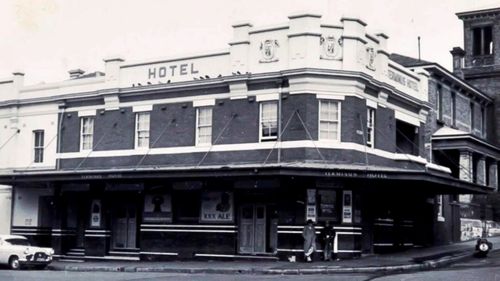 The hotel used to serve
working men in working class Darling Harbour. (9NEWS)