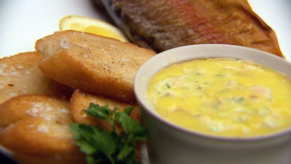 Smoked trout pate with pepper