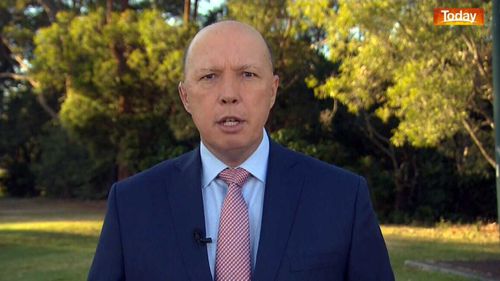 Peter Dutton accused Anthony Albanese of attacking the AFP officers involved in the raid.