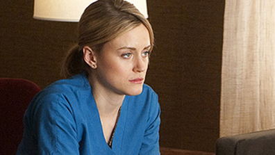 'Mercy' stars Taylor Schilling, who plays the role of nurse Veronica Agnes Flanagan Callahan.