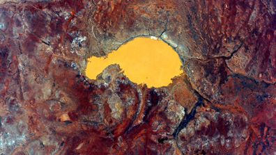 This is Australia as you’ve
never seen it before – from 400km away, in fact.