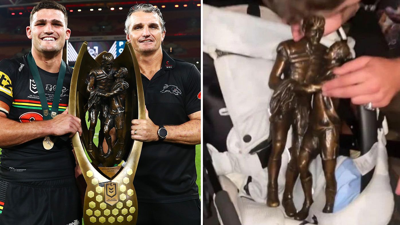 Provan-Summons trophy returns to Sydney, NRL upset as Panthers damage iconic grand final piece