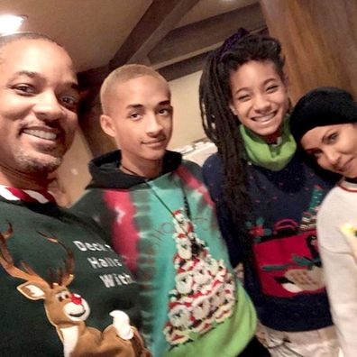 Will Smith, Jada Smith, Jaden Smith and Willow Smith