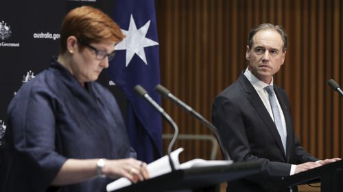 Marise Payne and Greg Hunt