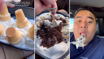 Viral McDonald's soft serve hack 