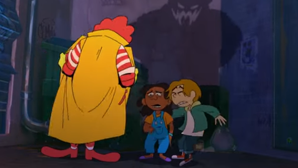 New Grill&#x27;d burger ad features Ronald McDonald &#x27;flashing&#x27; children.