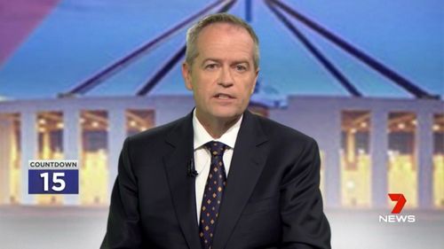 Opposition Leader Bill Shorten needs to be less scripted  (AAP Image/Seven Network)