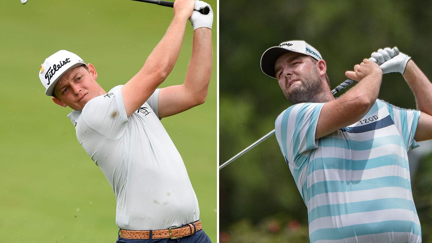 Cam Smith (left) and Marc Leishman will represent Australia at the World Cup of Golf.