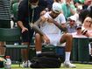 Kyrgios fights pain barrier to claim second set in Wimbledon showdown