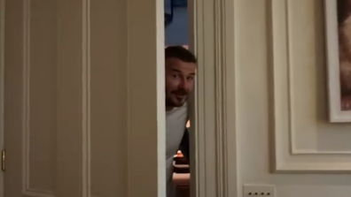 David Beckham recreates viral moment over Victoria Beckham Christmas tree