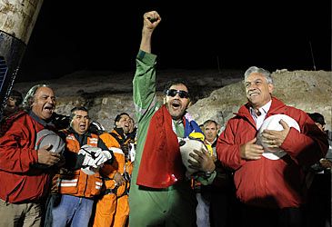When were 33 miners rescued from Chile's San José Mine?