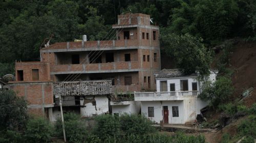 The aftermath after the 6.5-magnitude earthquake. (Getty Images)