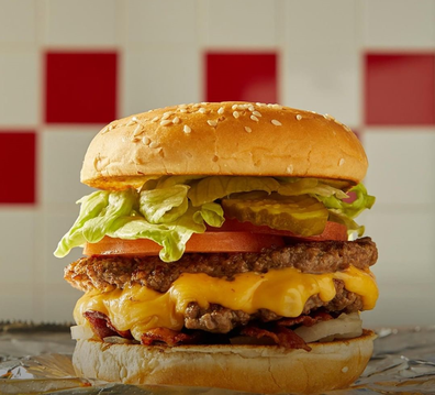 Five Guys beef burger