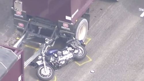 The rider died at the scene. (9NEWS)