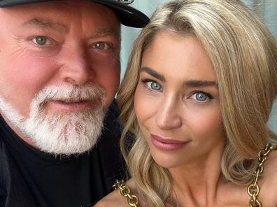 Kyle Sandilands and Tegan Kynaston in the US