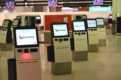 Qantas self check-in