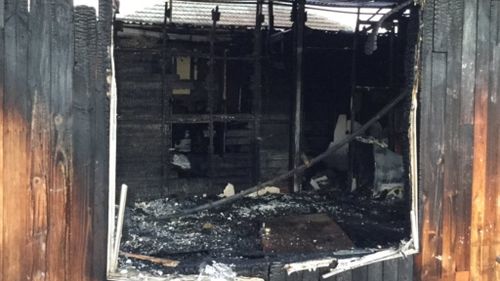 The home was gutted by fire. (MFB)