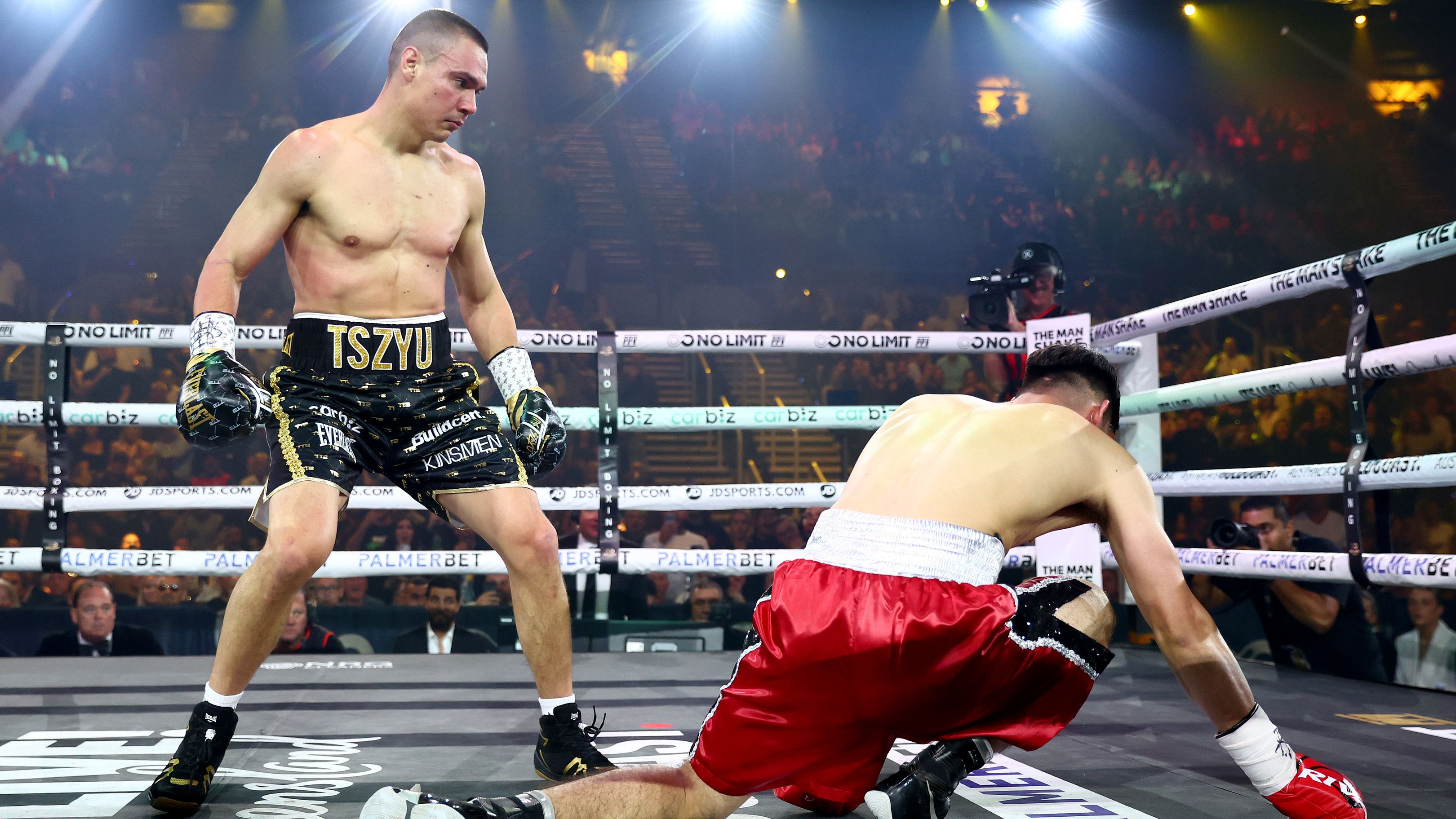 Tim Tszyu took just over a minute to knock out Carlos Ocampo